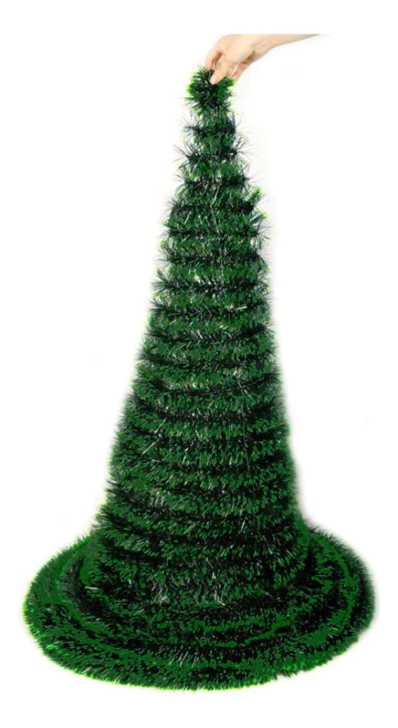 Árbol de Navidad Plegable con Luces LED